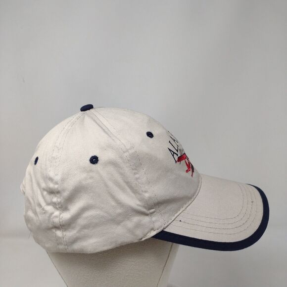 Alaska Snapback Hat Tan One Size Adjustable Embroidered 6 Panel Tonqass Cotton - Picture 4 of 8